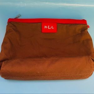 Ralph Lauren bag for makeup, toiletries, accessories